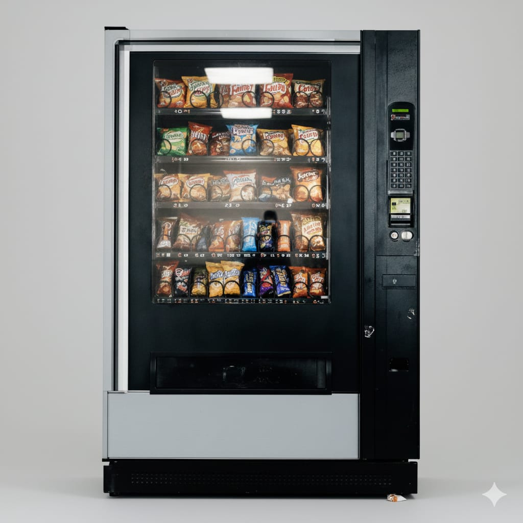 CRANE NATIONAL 455 FROZEN FOOD VENDING MACHINE